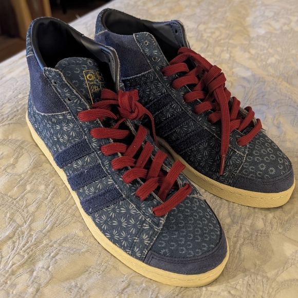 Adidas Jabar Hi "Western Denim" sz Men's 9 Women's 10.5 in Night Indigo - Picture 5 of 15